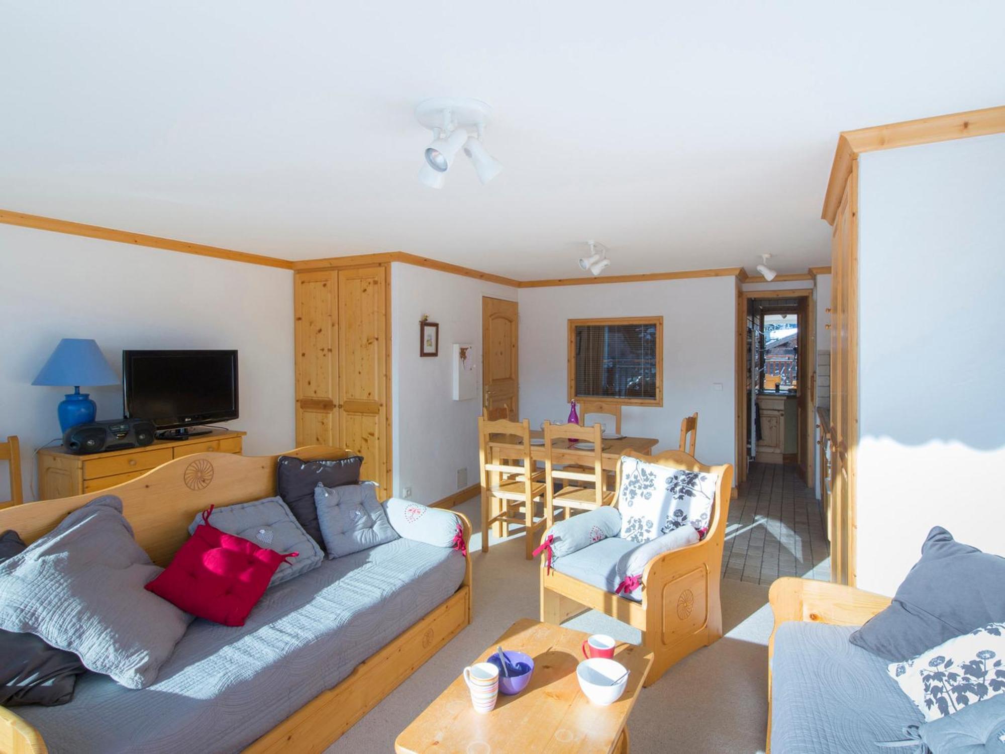 Appartement Cosy A Courchevel 1850 Avec Balcon Sud Et Proche Des Pistes - Fr-1-564-32 Buitenkant foto